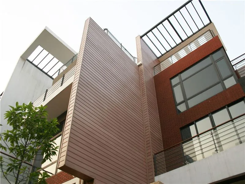 composite wood effect cladding for project 